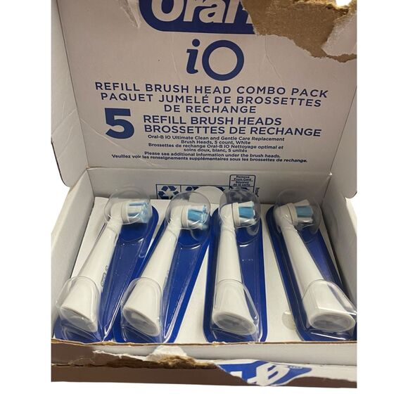 Oral-B iO Refill Brush Head Combo Pack (5 Count) New Open Box - Picture 1 of 2